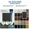 Picture of Pelle Patch - Leather & Vinyl Adhesive Repair Patch - 25 Colors Available - Original 11x16 - Dark Grey