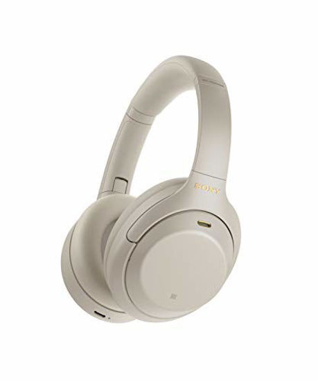 Picture of Sony WH-1000XM4 Wireless Industry Leading Noise Canceling Overhead Headphones with Mic for Phone-Call and Alexa Voice Control, Silver