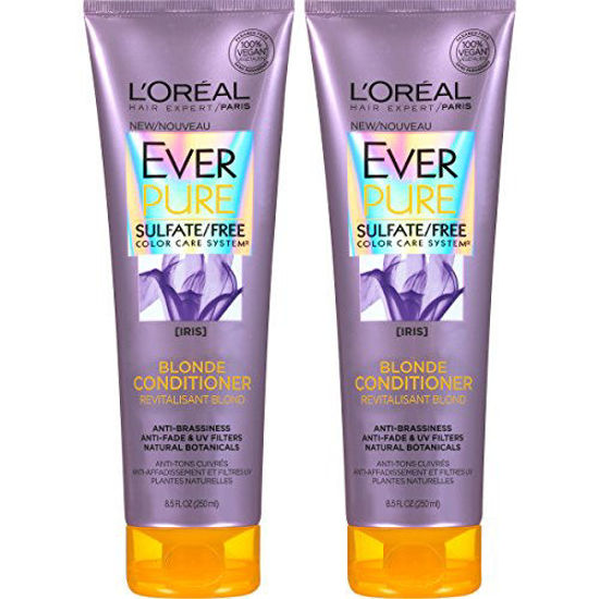 Picture of L'Oreal Paris Hair Care EverPure Blonde Conditioner Sulfate Free, 2 Count (8.5 Fl. Oz each) (Packaging May Vary)