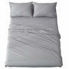 Picture of Shilucheng Bed Sheets Set Microfiber 1800 Thread Count Percale Super Soft and Comforterble 16 Inch Deep Pockets Wrinkle Fade and Hypoallergenic - 3 Piece (Twin, Grey)