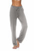 Picture of DIBAOLONG Womens Yoga Pants Wide Leg Comfy Drawstring Loose Straight Lounge Running Workout Legging Gray