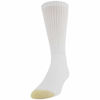 Picture of Gold Toe Men's 656S Cotton Crew Athletic Sock MultiPairs, White (6 pairs), Shoe Size: 12-16