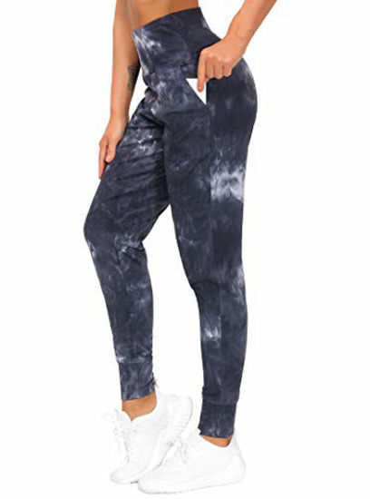 GetUSCart- THE GYM PEOPLE Women's Joggers Pants Lightweight Athletic  Leggings Tapered Lounge Pants for Workout, Yoga, Running (Small, Tie Dye  Black Grey)