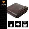 Picture of 8' x 10' Super Heavy Duty 16 Mil Brown Poly Tarp Cover - Thick Waterproof, UV Resistant, Rot, Rip and Tear Proof Tarpaulin with Grommets and Reinforced Edges - by Xpose Safety