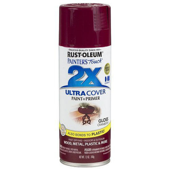 Picture of Rust-Oleum 249863 Painter's Touch 2X Ultra Cover, 12 Oz, Gloss Cranberry