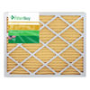 Picture of FilterBuy 28x30x1 MERV 11 Pleated AC Furnace Air Filter, (Pack of 2 Filters), 28x30x1 - Gold