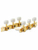 Picture of Metallor Guitar Tuning Pegs Gold Plated Machine Heads Tuning Keys Tuners Single Hole for Classical Guitar 3 on a Plank 3L 3R.