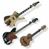 Picture of Electric Guitar/Bass/Ukulele Wall Mount Horizontal Guitar Hanger