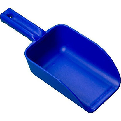 Picture of Remco 64003 Blue Polypropylene Injection Molded Color-Coded Bowl Hand Scoop, 32 oz, 1 Piece