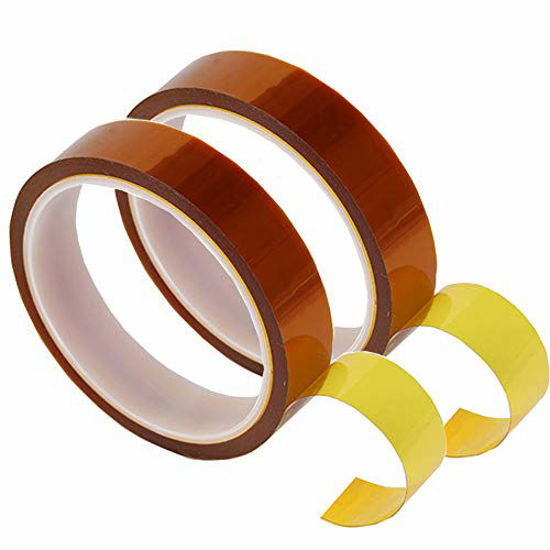 Heat Resistant Tape Sublimation Tape High Temperature Tape Polyimide Film  Adhesive Heat Tape Heat Transfer Vinyl Tape Heat Transfer Tape (1/2 x
