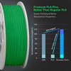 Picture of DURAMIC 3D Premium PLA Plus Printer Filament 1.75mm Green, 3D Printing Filament 1kg Spool(2.2lbs), No-tangling No-Clogging Dimensional Accuracy +/- 0.05 mm