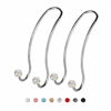 Picture of SAVORI Auto Hooks Bling Car Hangers Organizer Seat Headrest Hooks Strong and Durable Backseat Hanger Storage Universal for SUV Truck Vehicle 2 Pack (White)