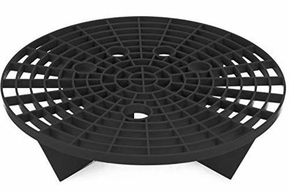 Picture of VIKING Automotive Bucket Insert Grit Trap for Car Cleaning Wash and Detail Kits, Helps Remove Dirt and Debris from Microfiber, Mitts, Cloths, and Sponges, Black