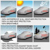 Picture of iCarCover 7-Layers All Weather Waterproof Snow Rain UV Sun Dust Protection Automobile Outdoor Coupe Sedan Hatchback Wagon Custom-Fit Full Body Auto Vehicle Car Cover - for Cars Up to 223