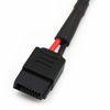 Picture of CRJ SATA Power 15-Pin Male to SATA 6-Pin Slimline Sleeved Power Adapter Cable