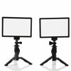 Picture of Viltrox 2 Sets Photography LED Video Light Lamp with Bi-Color 3300K-5600K, HD LCD Display Screen,CRI 95 for DSLR Table Photo Studio with Tripods