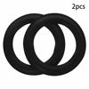 Picture of Fielect 6.5inch/165mm Speaker Foam Edge Surround Rings Replacement Part for Speaker Repair or DIY 2pcs