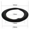 Picture of Fielect 6.5inch/165mm Speaker Foam Edge Surround Rings Replacement Part for Speaker Repair or DIY 2pcs