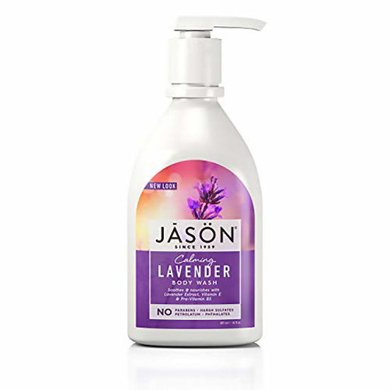 Picture of Jason Natural Body Wash & Shower Gel, Calming Lavender, 30 Oz