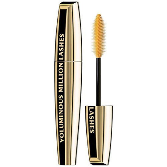 Picture of L'Oreal Paris Makeup Voluminous Million Lashes Volumizing, Defining, Smudge-Proof, Clump-Free Lengthening, Collagen Infused Eye Makeup Formula, Amplifying Mascara Brush, Black Brown, 0.3 fl. oz.