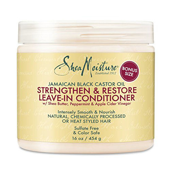 Picture of Shea Moisture Jamaican Black Castor Oil Strengthen/Grow and Restore Leave-in Conditioner, 16 Ounce