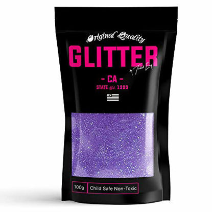 Picture of TWISTED ENVY Purple Neon Ultra Fine Premium Glitter 100g / 3.5oz Multi Purpose Craft Paper Glass Decorations DIY Project