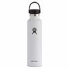 Picture of Hydro Flask Water Bottle - Standard Mouth Flex Lid - 24 oz, White