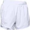 Picture of Under Armour Women's Fly By 2.0 Running Shorts , White (100)/White , Large