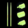 Picture of Drumsticks 5A Nylon for Drum Set Night light Plastic Cool Glow Drum Sticks Strong Musical instrument Percussion Accessories for Adults Kids Professional(Fluorescence)