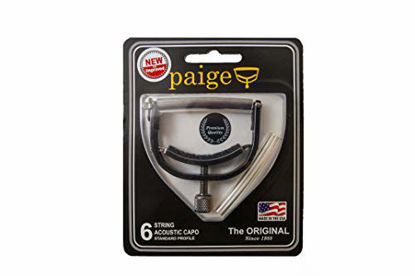 Picture of Paige Original 6-String Acoustic Capo - Guitar Capo Acoustic - 6 String Acoustic Guitar Capo For your Guitar Accesories. Classical Guitar Capo - Paige Capo - A Must in your Music Accessories.