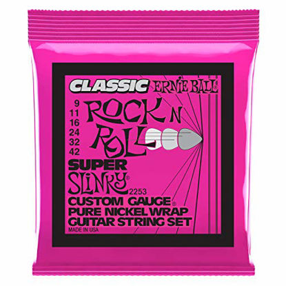 Picture of Ernie Ball Classic Pure Nickel Super Slinky Set, .009 - .042