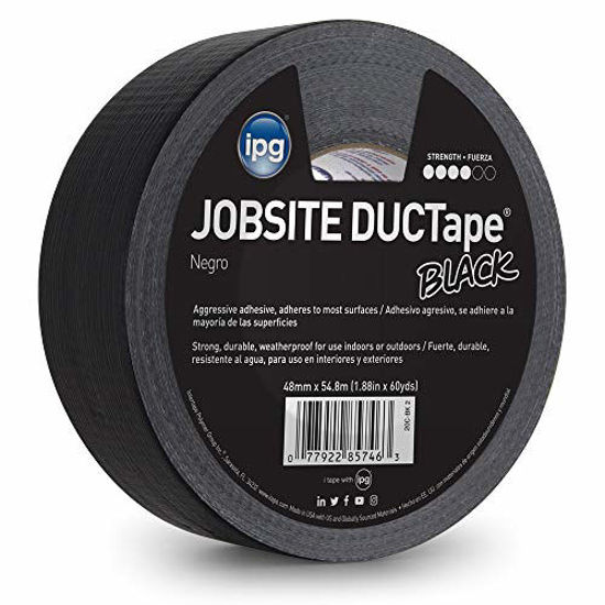 Black Extra Wide ARTIST TAPE 2 Inch Flatback Printable Paper Board Console  Masking Artist Tape, 60 Yards Roll