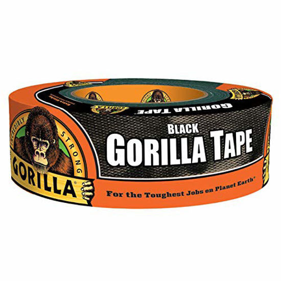 Picture of Gorilla Black Duct Tape, 1.88" x 35 yd, Black, (Bulk Pack of 18)