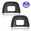 Picture of D7000 Viewfinder Eyepiece Eyecup Eye Cup for Nikon D7100 D7200 D7000 D750 D610 D600 D300 D300S Digital Camera [2Packs], Replace eyepiece DK-23, Fire Rock Camera Eyecup Accessories DK23