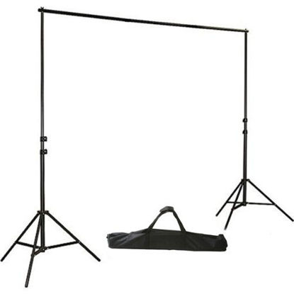 Picture of ePhotoInc 8.5ft x 10ft Photography Studio Backdrop Photo Video Support System 2 Background Stands 4 Adjustable Cross Bars Carrying Case Kit GG804