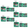 Picture of HiLetgo 5 Sets 433M Transmitter + Receiver Kit High Frequency Super Regenerative Transceiver Module for Burglar Alarm