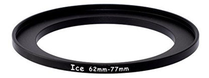 Picture of ICE 62mm to 77mm Step Up Ring Filter / Lens Adapter 62 male 77 female Steppi