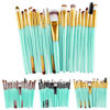 Picture of CINIDY 20 pcs Makeup Brush Set tools Make-up Toiletry Kit Wool Make Up Brush Set (Gold )