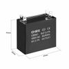 Picture of uxcell CBB61 Run Capacitor 450V AC 8uF Doule Insert Metallized Polypropylene Film Capacitors for Ceiling Fan 3pcs