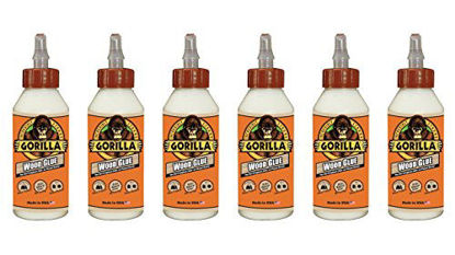 Picture of Gorilla Wood Glue, 8 ounce Bottle, (Pack of 6)
