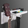 Picture of Bikoney Guitar Holder Wall Mount Bracket Hanger Guitar Wood Hanging Rack with Pick Holder and 3 Hook White