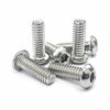 Picture of 1/4-20 x 1" Button Head Socket Cap Bolts Screws, 304 Stainless Steel 18-8, Allen Hex Drive, Bright Finish, Fully Machine Thread, 50 pcs by Eastlo Fastener