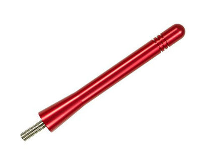 Picture of AntennaMastsRus - Made In USA - 4 Inch Red Aluminum Antenna is Compatible with Ford F-150 (2009-2020)