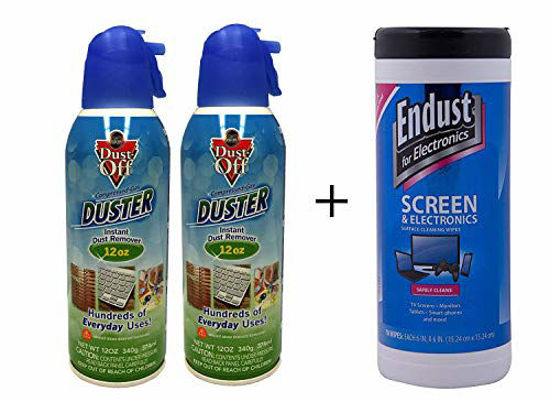 Dust Off Compressed Gas Duster Instant Dust Remover 10oz