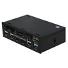 Picture of SEDNA - 5.25" DVD ROM Bay Multi Function Front Panel (6 x USB 2.0,2 x USB 3.0,2 x SATA,Audio, Card Reader)