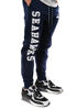 Picture of NFL Ultra Game Seattle Seahawks Active Basic Jogger Fleece Pants, Large, Team Color