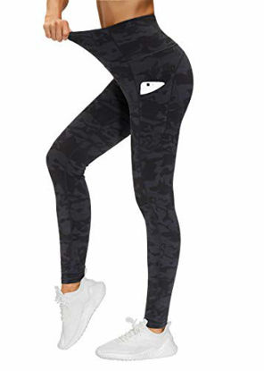 GetUSCart- 90 Degree By Reflex High Waist Fleece Lined Leggings with Side  Pocket - Yoga Pants - Black with Pocket - XL