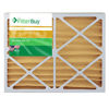 Picture of FilterBuy 11.25x23.25x4 MERV 11 Pleated AC Furnace Air Filter, (Pack of 4 Filters), 11.25x23.25x4 - Gold