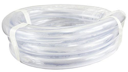 Picture of Duda Energy LPpvc031-025ft 25' x 5/16" ID Low Pressure Clear Flexible PVC Tubing Heavy Duty UV Chemical Resistant Vinyl Hose Water Oil