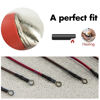 Picture of Young4us 2 Pack 3/8" Heat Shrink Tube 3:1 Adhesive-Lined Heat Shrinkable Tubing Black&RED 4Ft